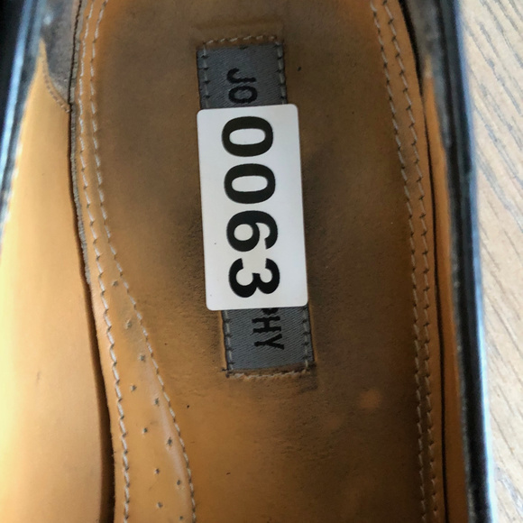 *J&M 10M Black Leather Slip On Loafers Shoes main image 5